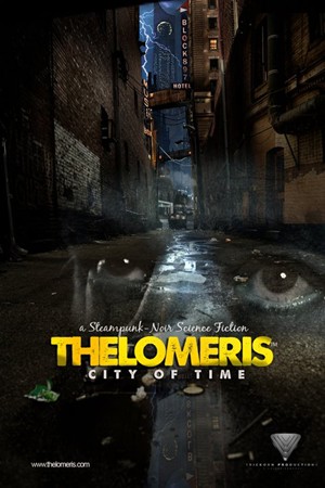 Still or promotional image from Thelomeris showing the clockwork city aesthetic with cogwheels and dark industrial imagery