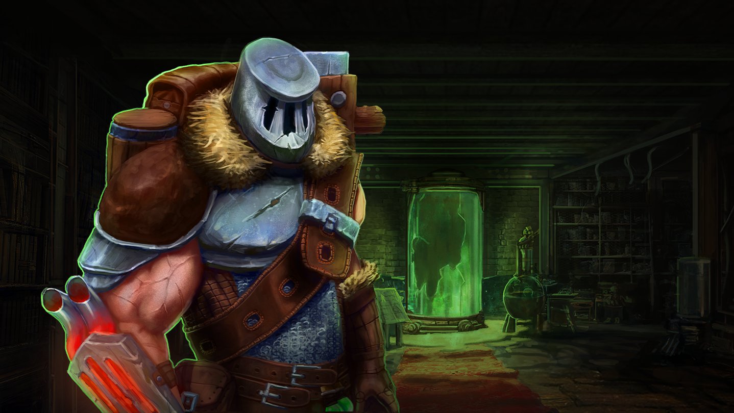 Castle of Alchemists pixel art steampunk action RPG screenshot showing Bellator fighting enemy hordes
