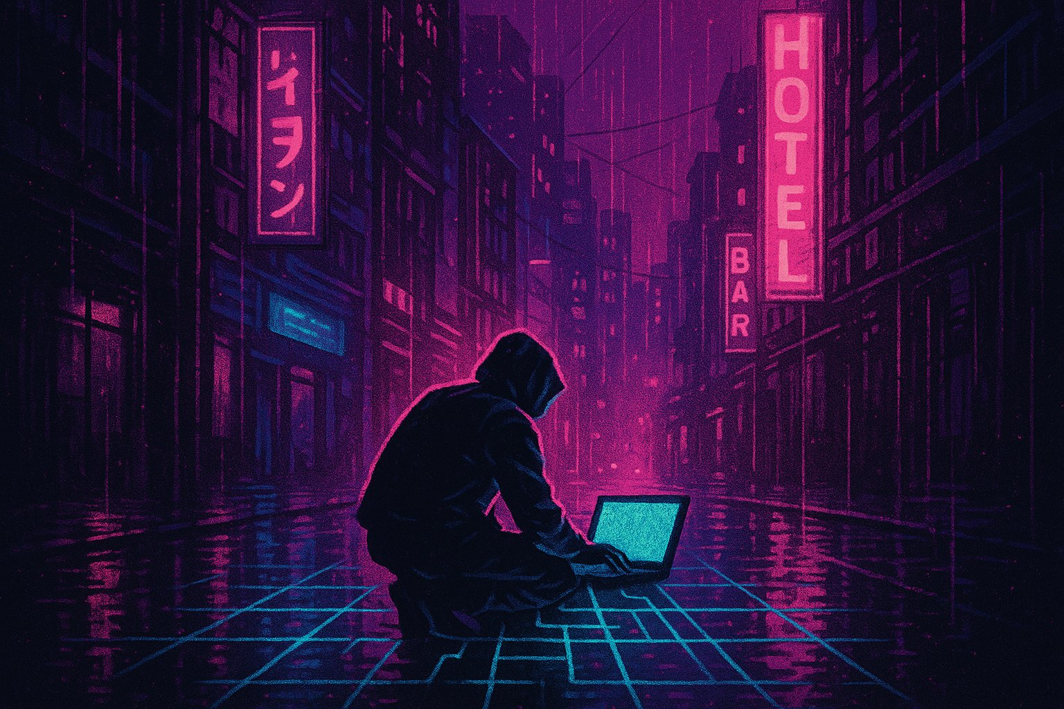 Illustration for the post "Neuromancer Series" (generated artwork, not a photograph of the subject)